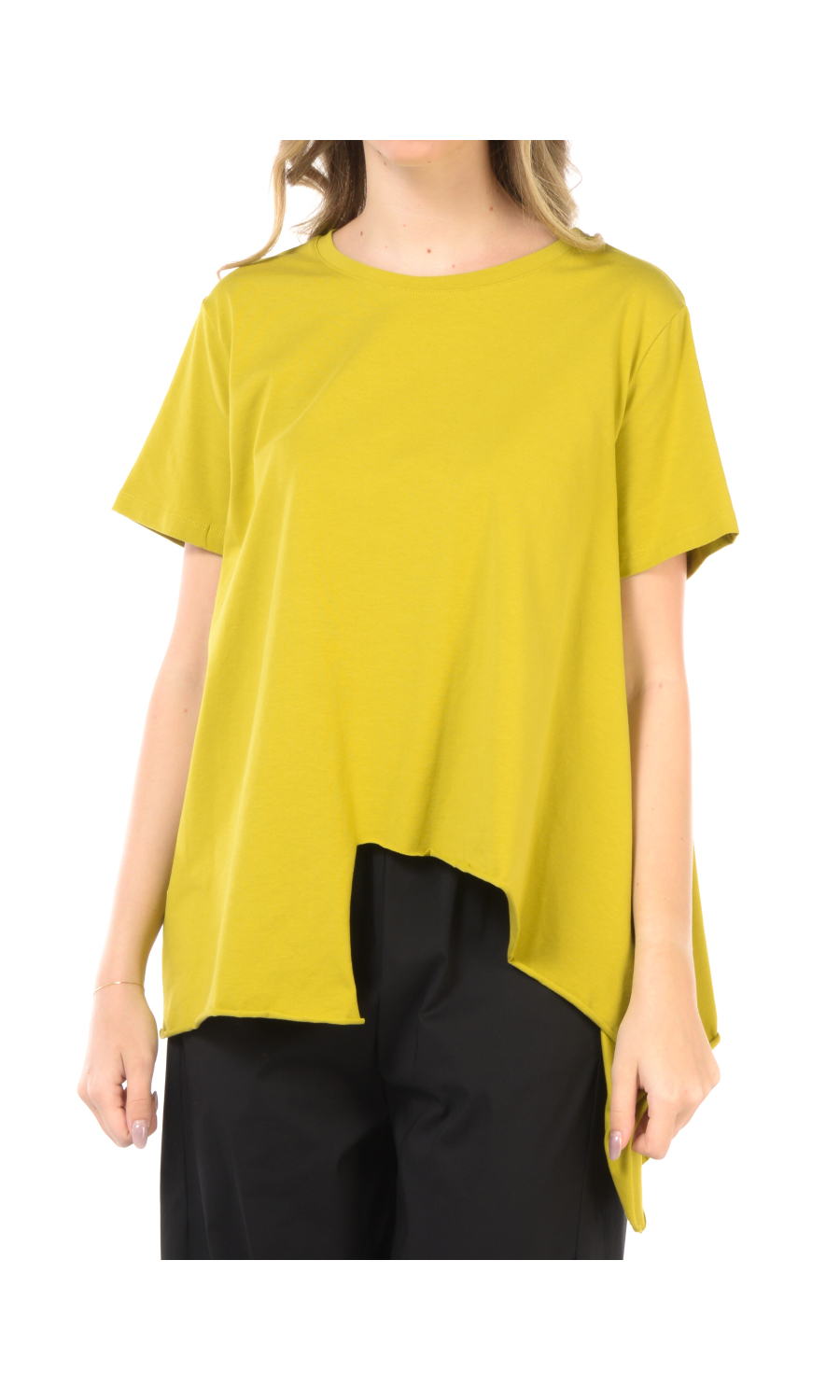t Shirt da donna Jurere asimmetrica con taglio