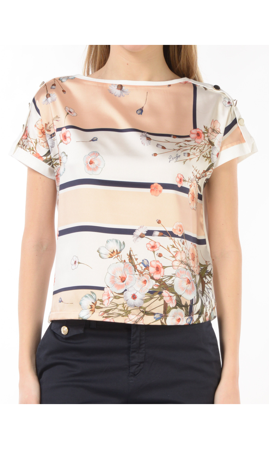 t Shirt da donna Liu Jo bitessuto a fantasia
