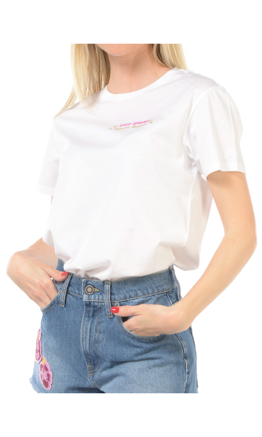 t Shirt da donna Mc2 Saint Barth girocollo caso uomano