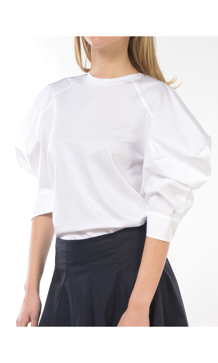 t Shirt da donna Meimeij bitessuto con maniche baloon