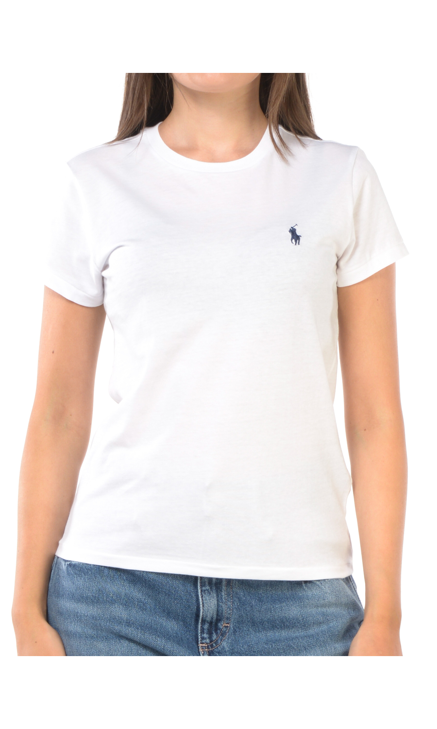 t Shirt da donna Ralph Lauren a girocollo con logo