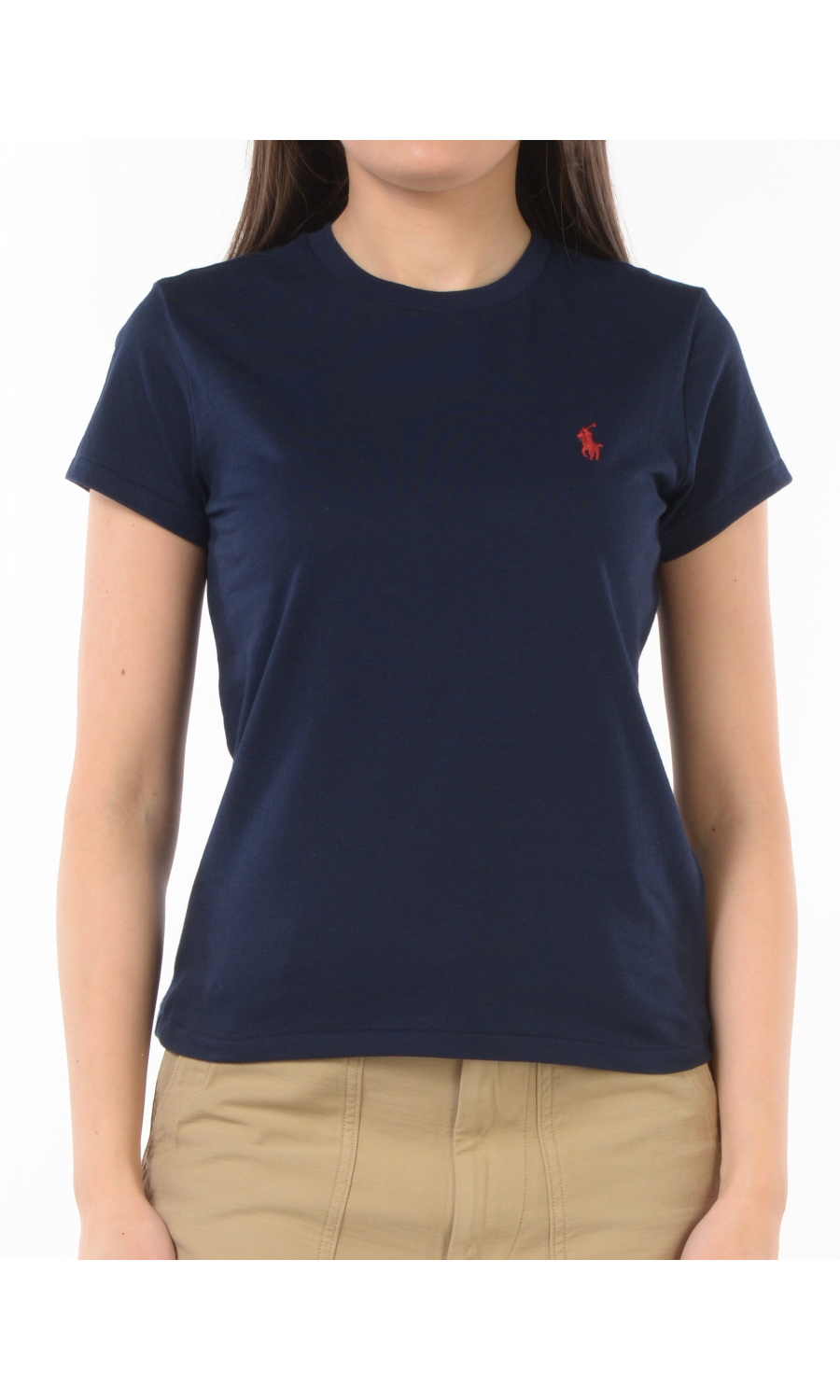 t Shirt da donna Ralph Lauren a girocollo con logo