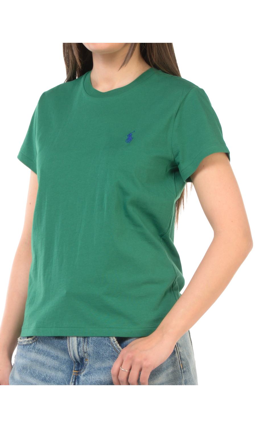 t Shirt da donna Ralph Lauren a girocollo con logo