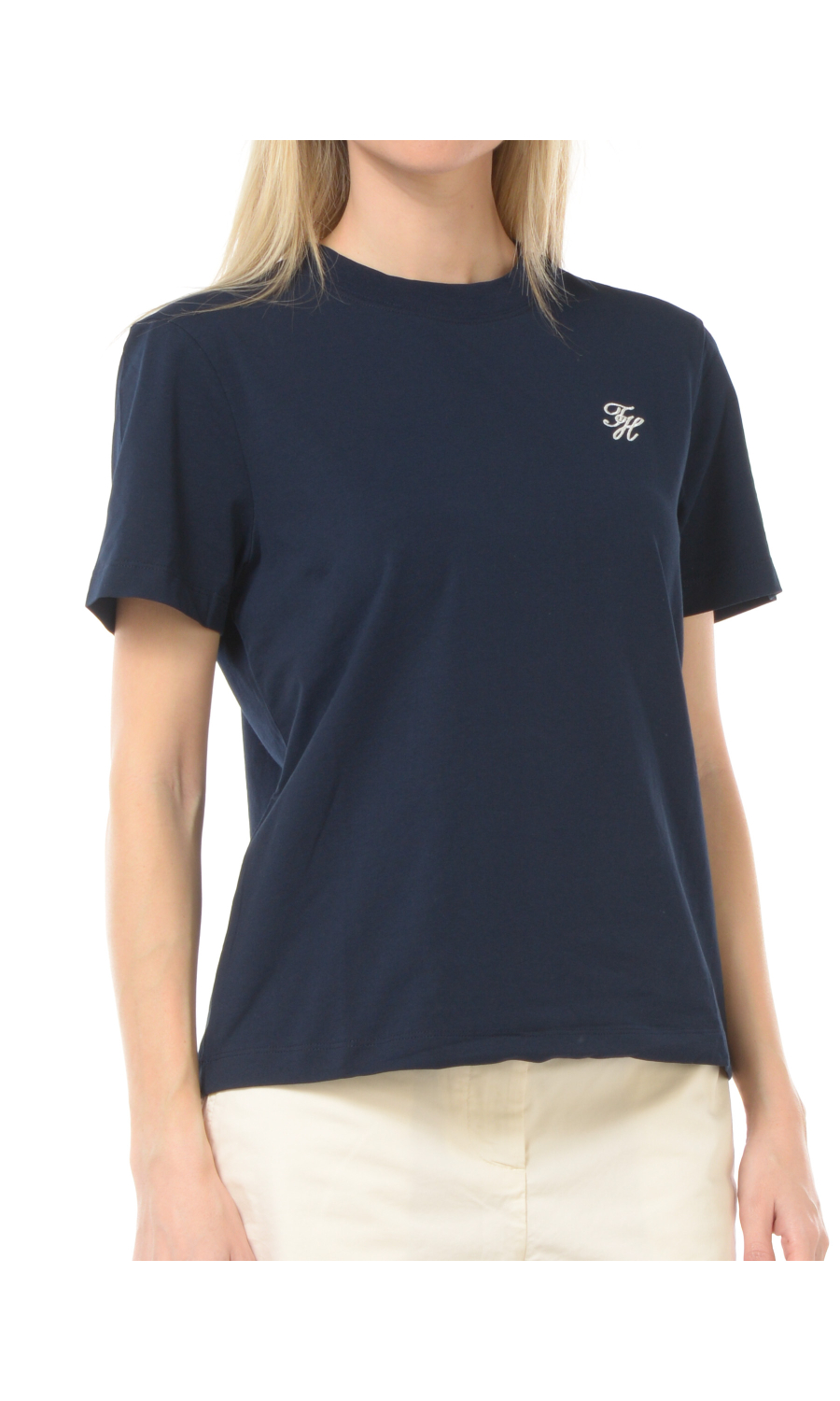 t Shirt da donna Tommy Hilfiger girocollo con logo