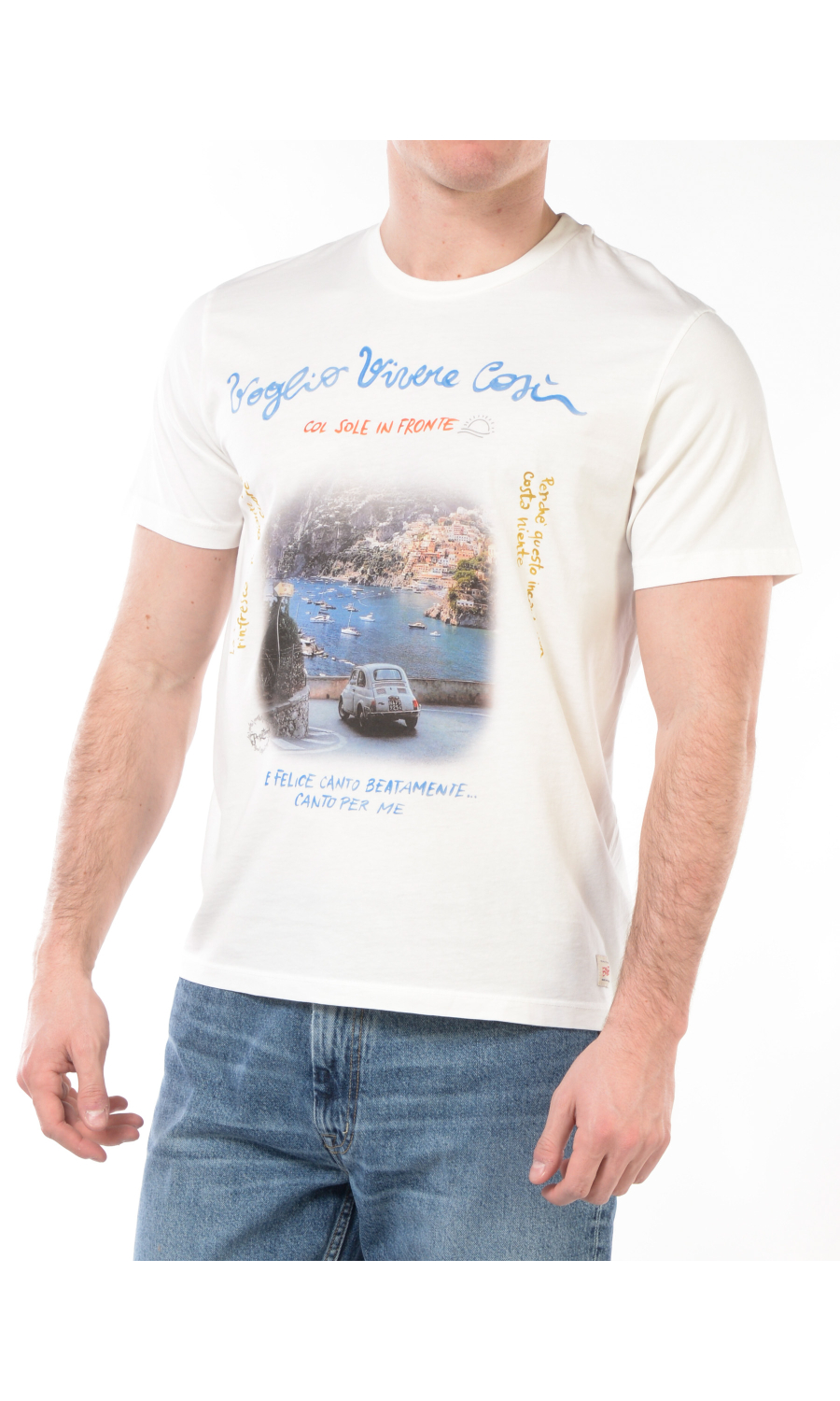 t Shirt da uomo Bob girocollo stampa frontale