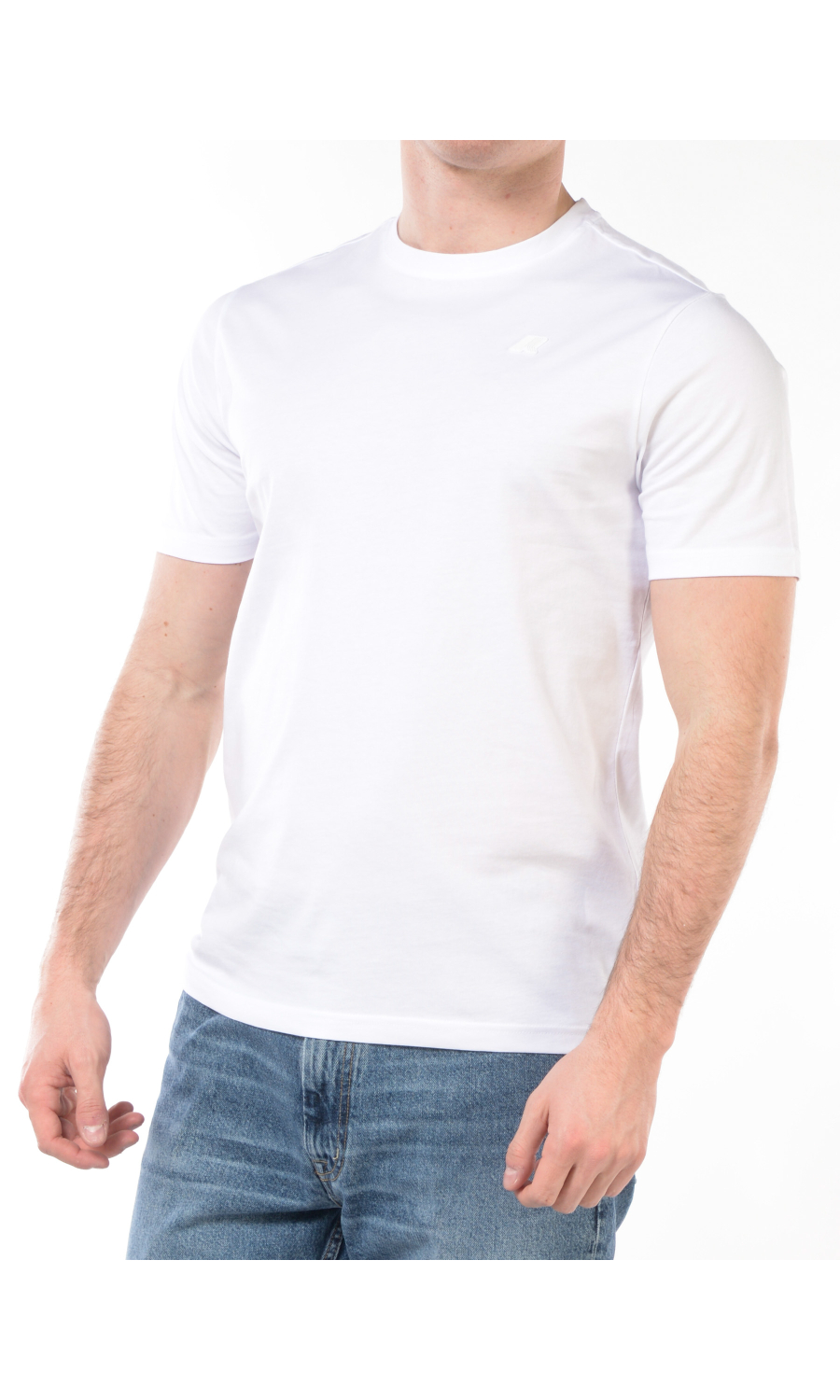 t Shirt da uomo K Way girocollo con logo
