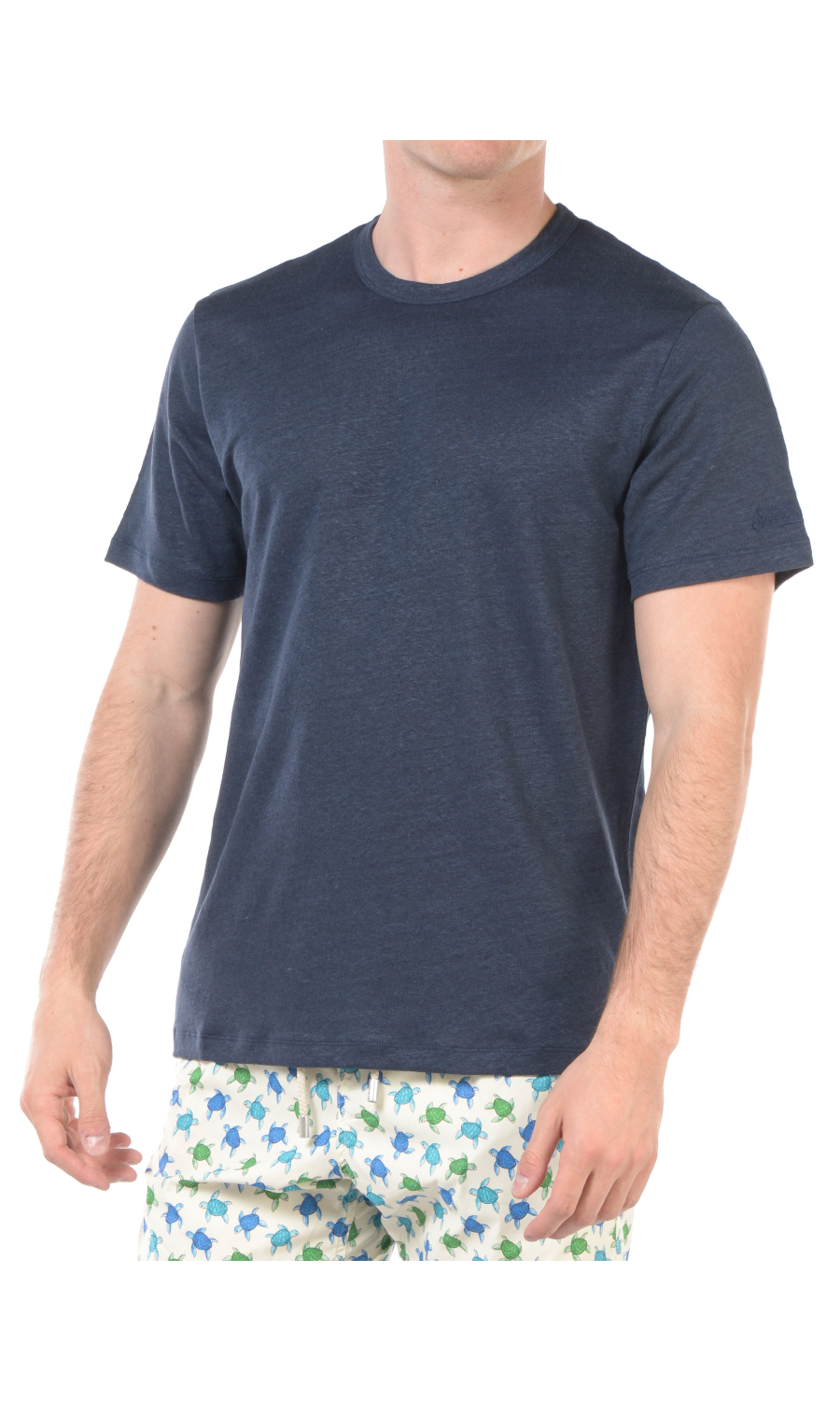 t Shirt da uomo Mc2 Saint Barth girocollo in lino
