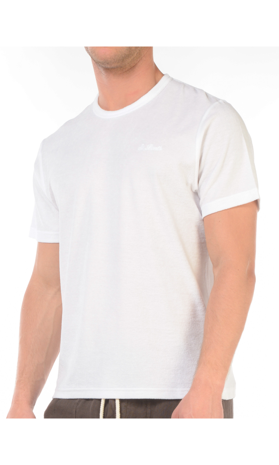 t Shirt da uomo Mc2 Saint Barth girocollo in spugna