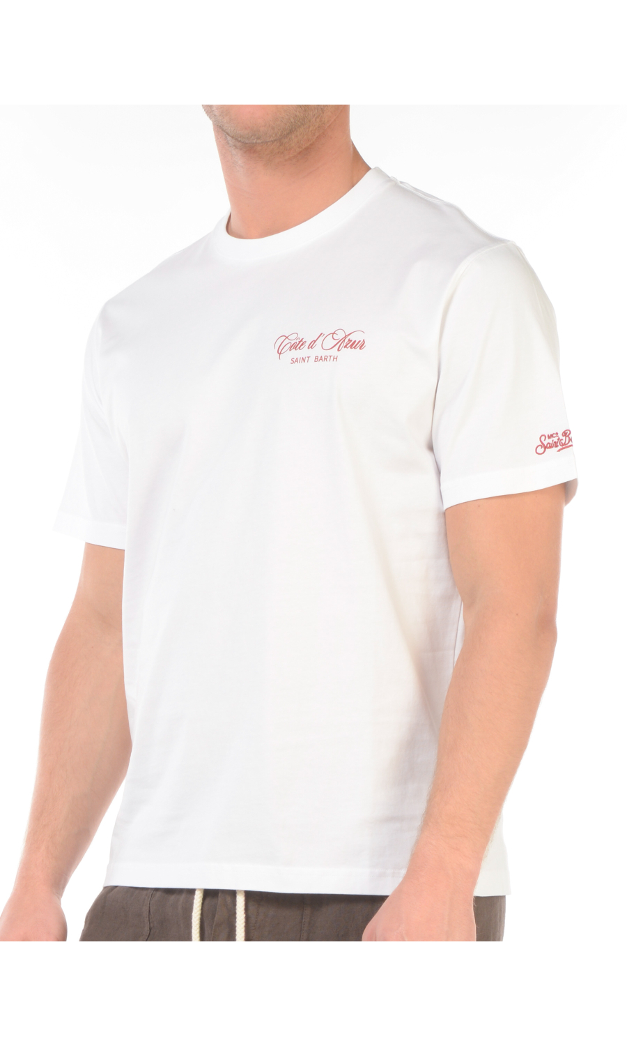 t Shirt da uomo Mc2 Saint Barth maxi stampa cote d' azur