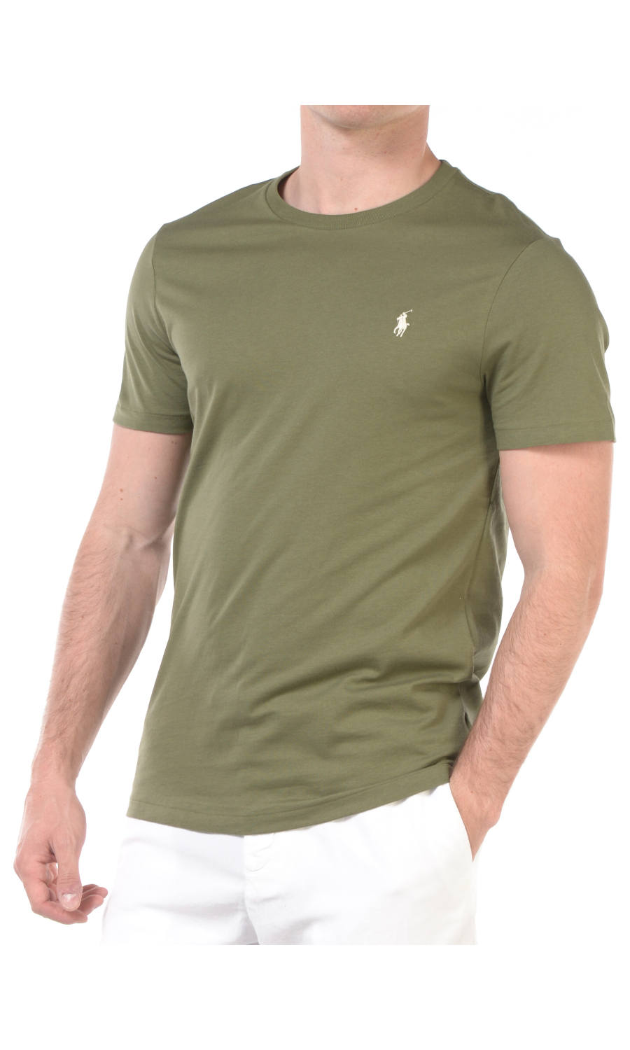 t Shirt da uomo Ralph Lauren girocollo con logo
