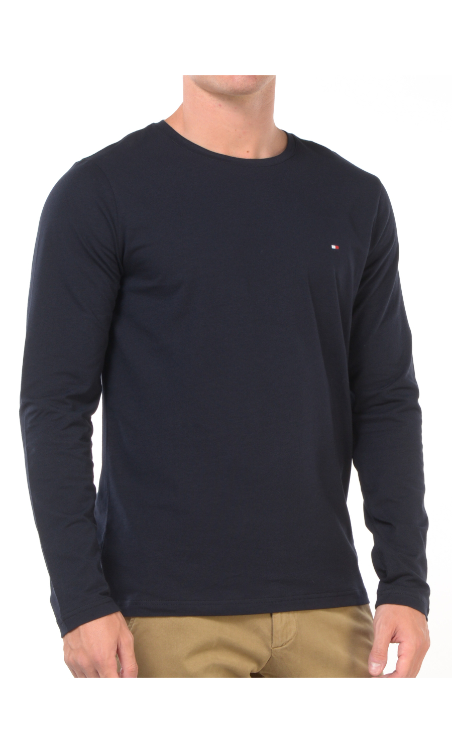 t Shirt da uomo Tommy Hilfiger a manica lunga slim fit