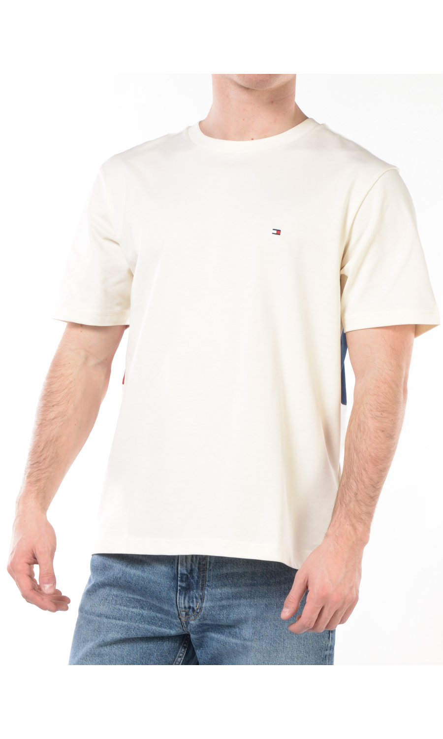 t Shirt da uomo Tommy Hilfiger girocollo maxi logo