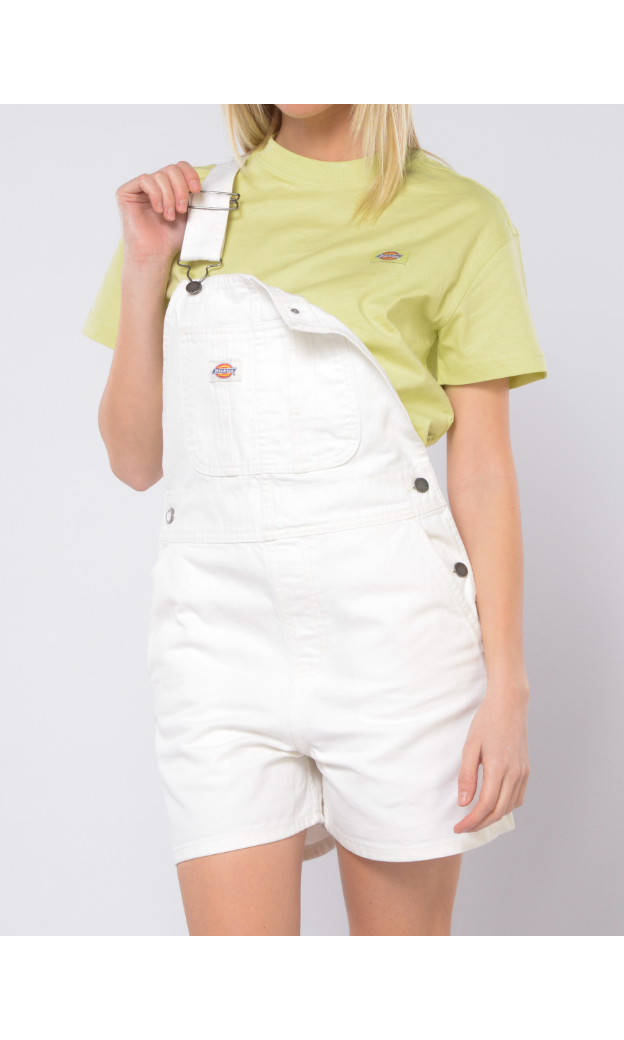 salopette da donna Dickies corta in bull di cotone