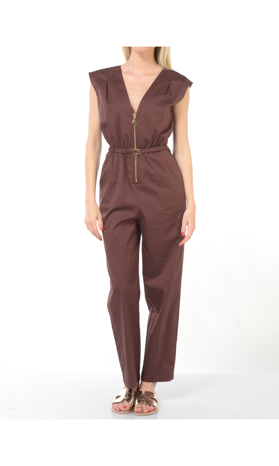 tuta Pantalone da donna Patrizia Pepe senza maniche con zip