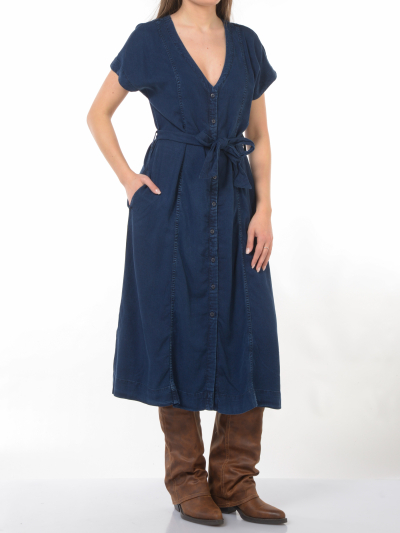 abito lungo da donna Lee® chemisier effetto denim