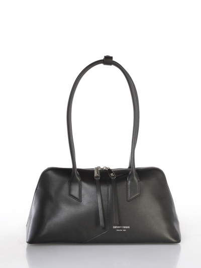 borsa A Mano da donna Emporio Armani in ecopelle liscia con doppi manici