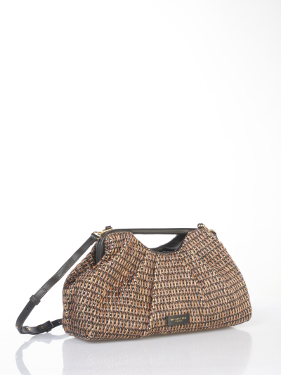 borsa a mano da donna My Best Bag clutch effetto raffia intrecciata