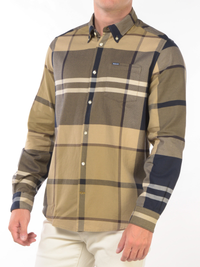 camicia da uomo Barbour tailored fit a fantasia tartan