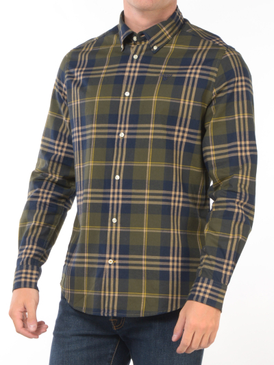 camicia da uomo Barbour tailored fit a fantasia check