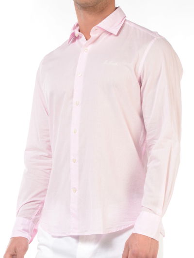 camicia da uomo Mc2 Saint Barth ice cotton con logo