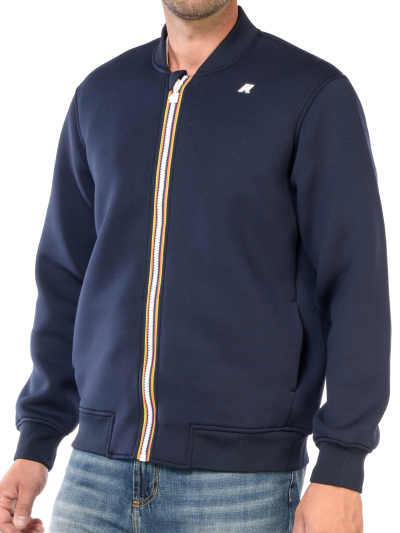 felpa da uomo K Way in neoprene con zip