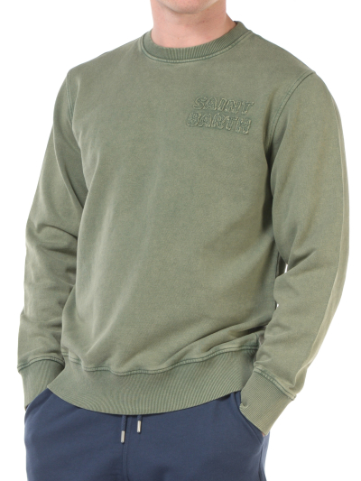 felpa da uomo Mc2 Saint Barth girocollo con logo