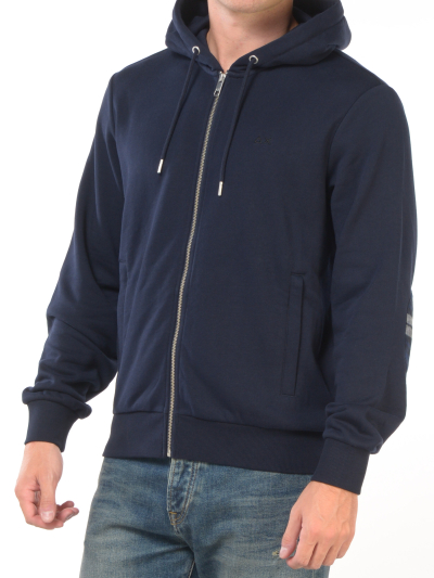 felpa da uomo Sun68 con cappuccio e zip