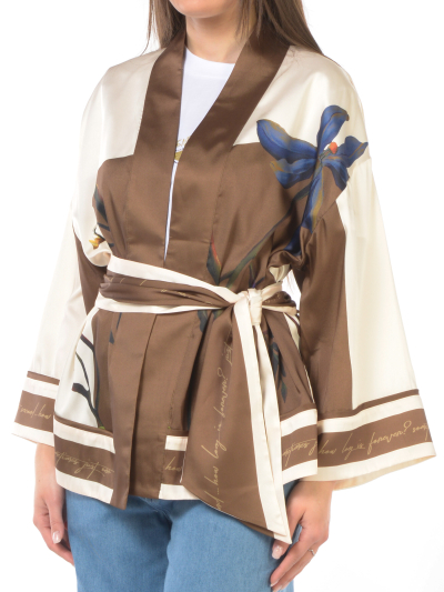 giacca da donna Nenette a kimono a fantasia