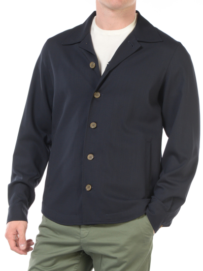 giacca da uomo Myths a camicia con tasche