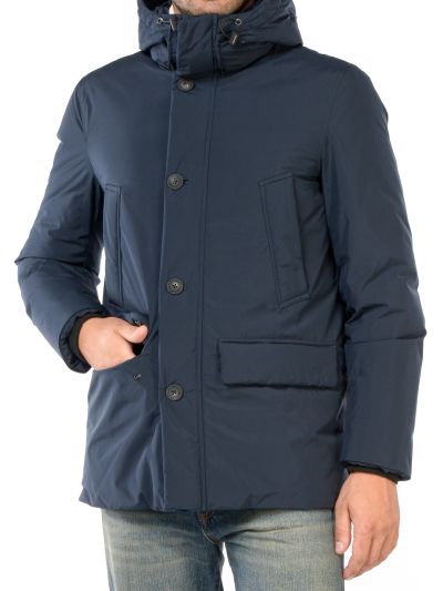 giaccone da uomo Woolrich artic parka cloud con cappuccio