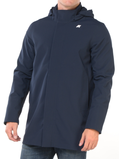 impermeabile da uomo K Way Duke Bonded con cappuccio