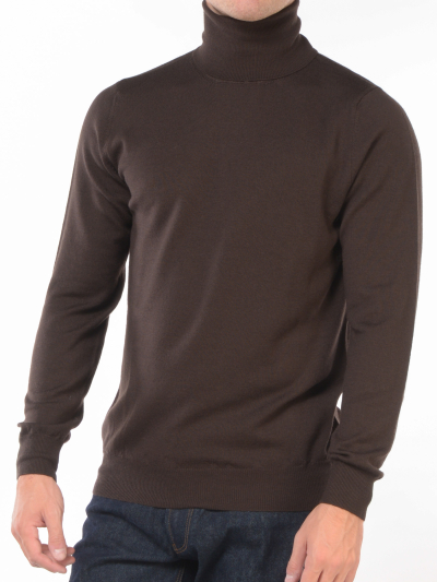 maglia da uomo Jeordies dolcevita in pura lana