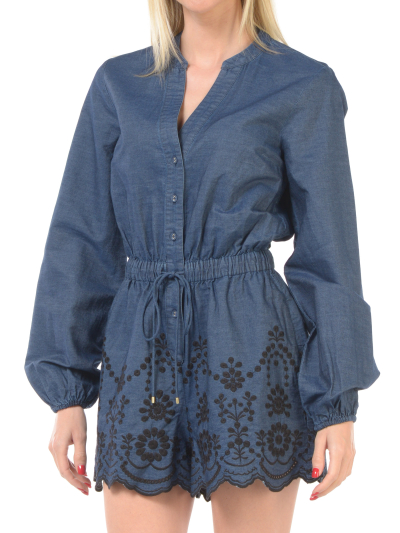 tuta Pantalone da donna Mc2 Saint Barth corta in denim