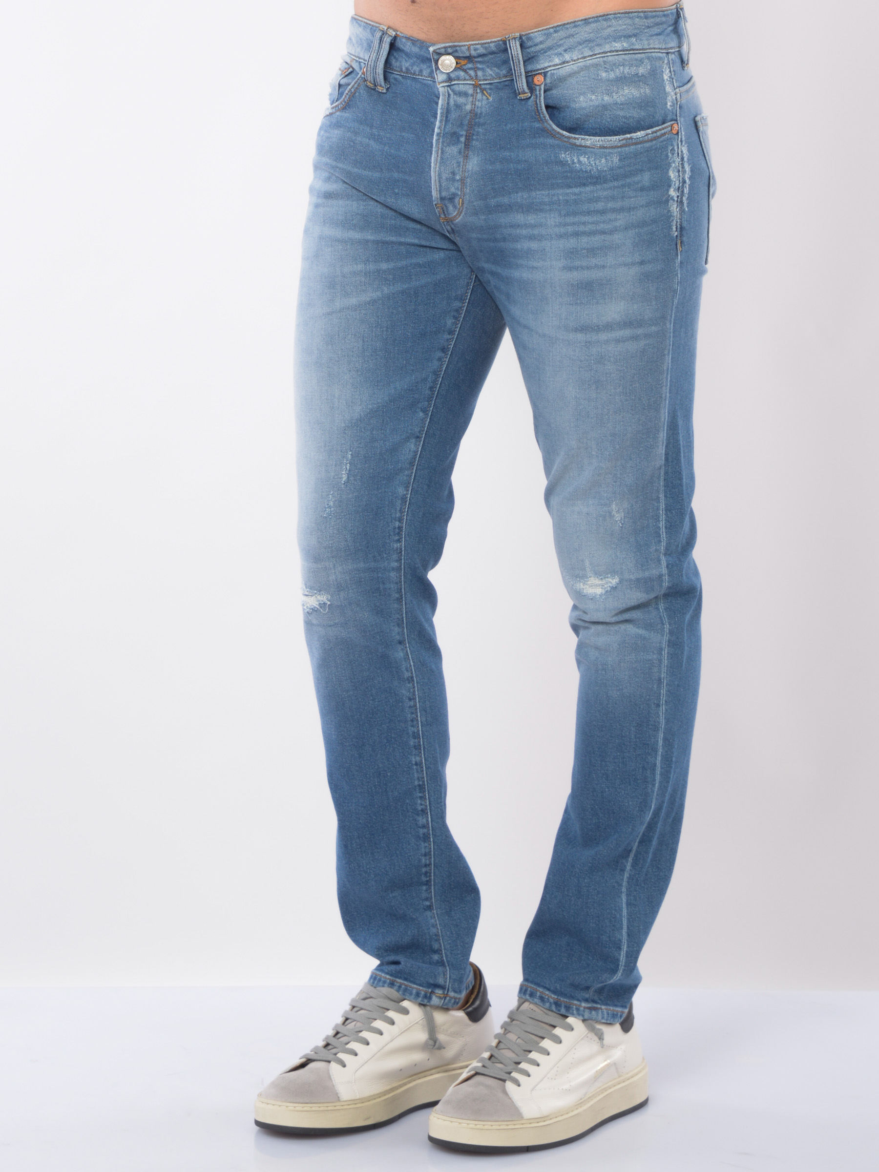 jeans da uomo Cycle skinny con rotture