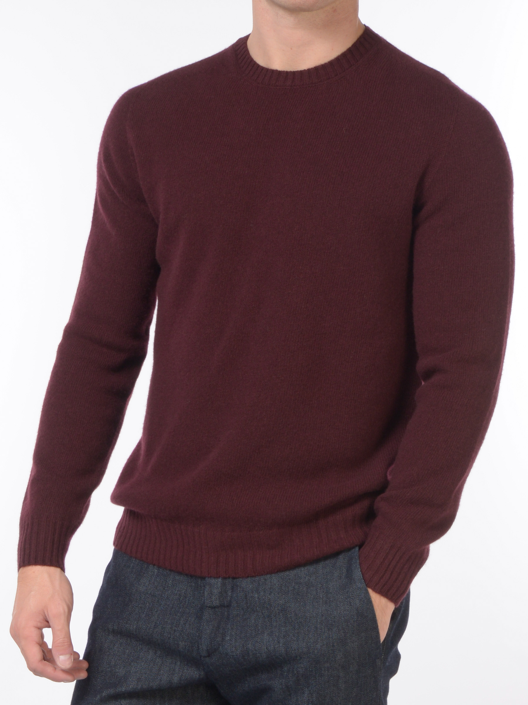 maglia da uomo Jeordies girocollo lana e cachemire