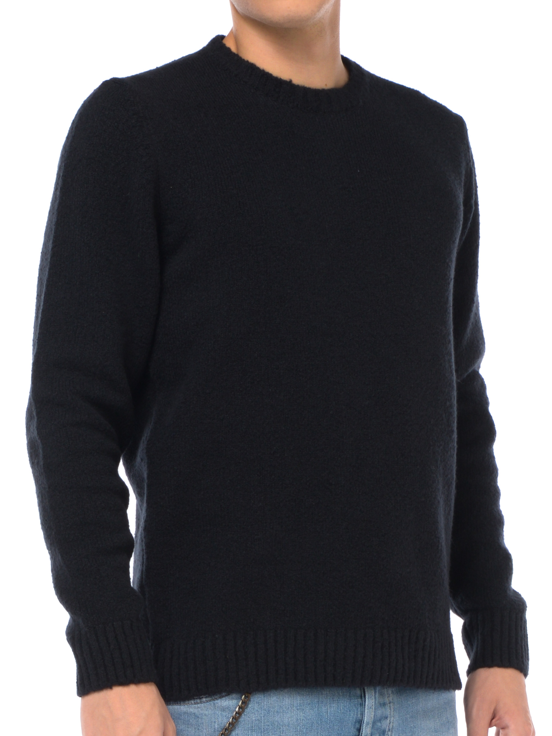maglia da uomo Jeordies girocollo effetto ciniglia
