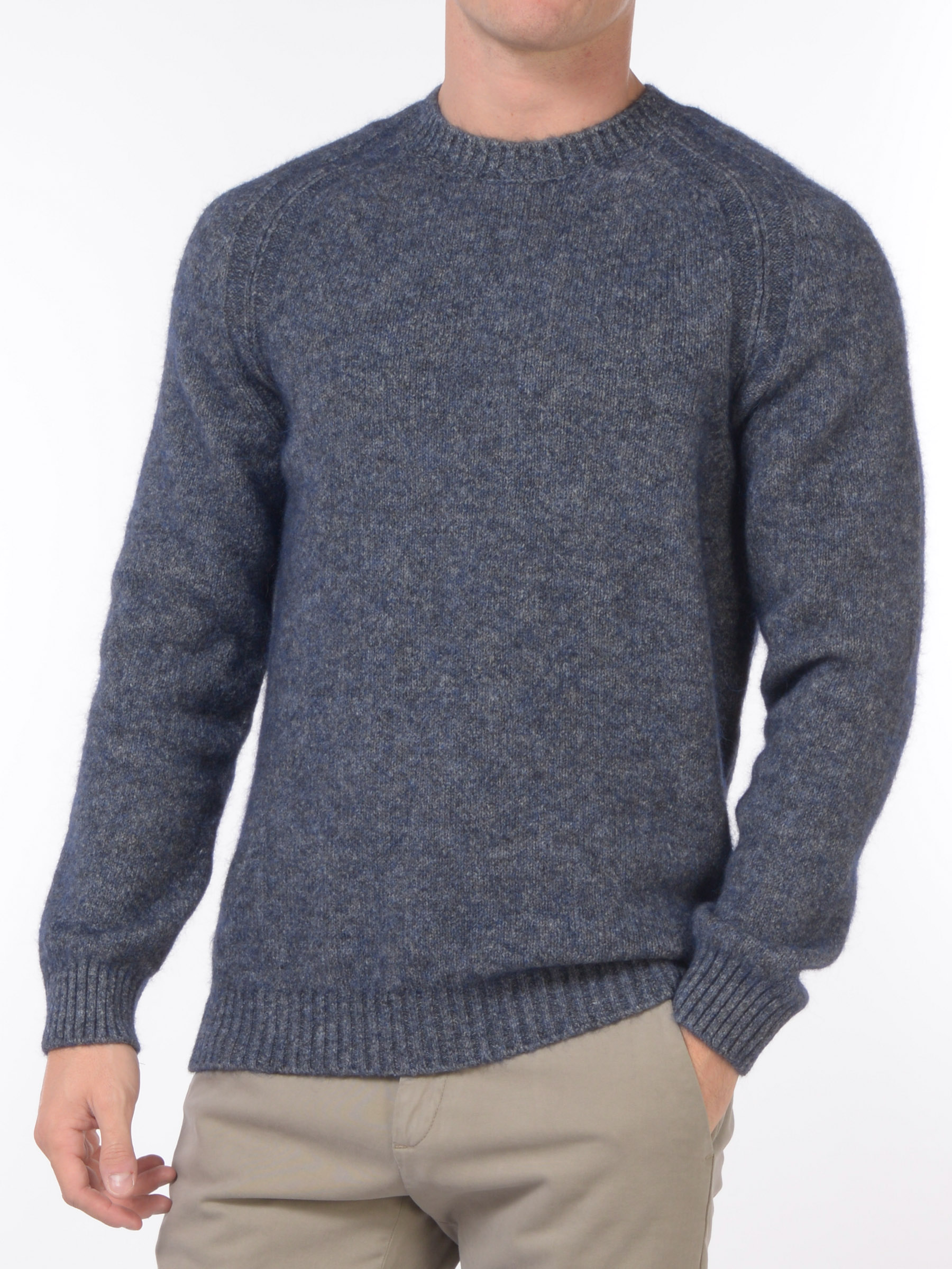 maglia da uomo Jeordies girocollo con lavorazione