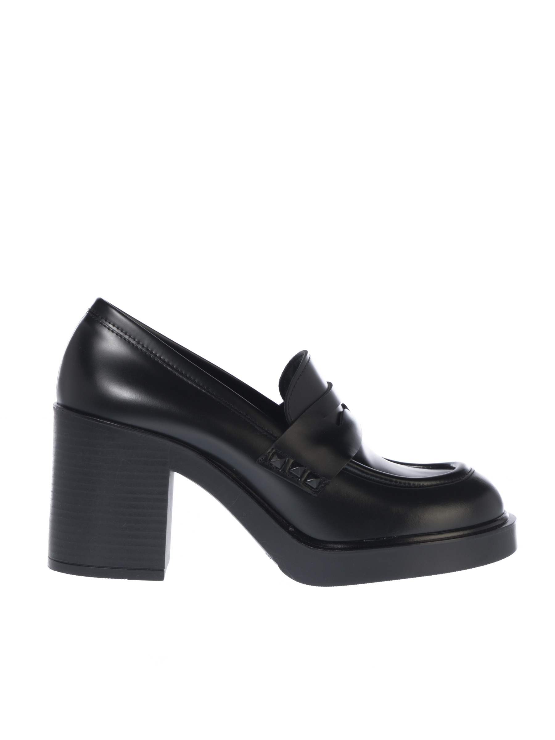 mocassino da donna Ovye in pelle con tacco