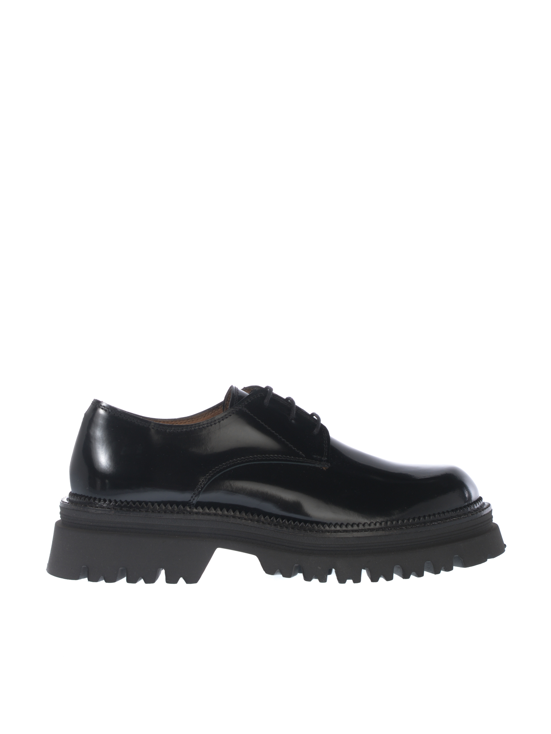 scarpa da donna Ovye stringata effetto vernice