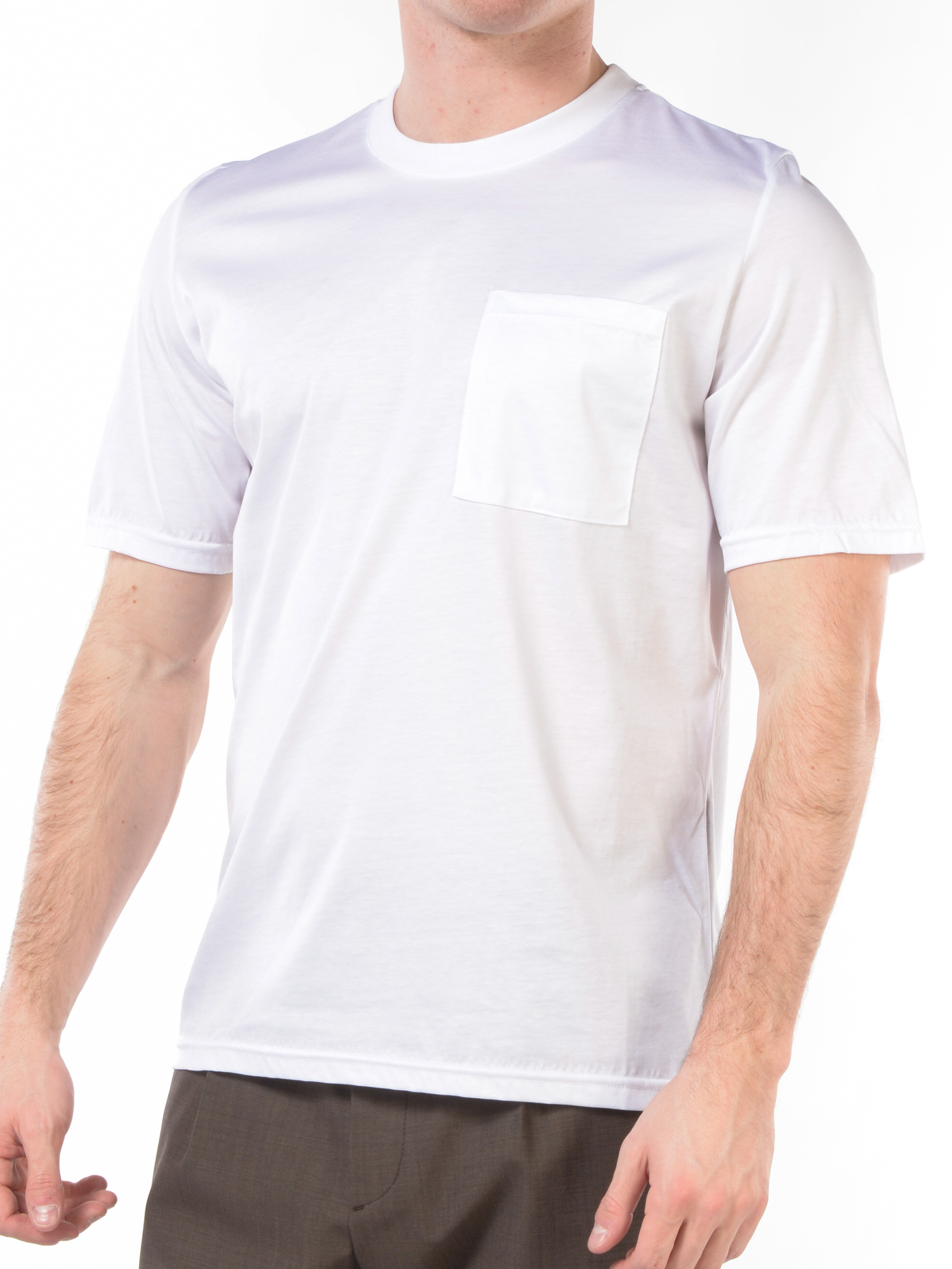 t Shirt da uomo Cruna girocollo con tasca