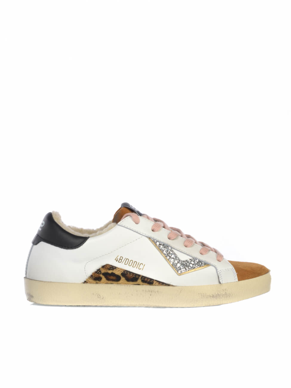 Sneaker donna animalier 4b dodici