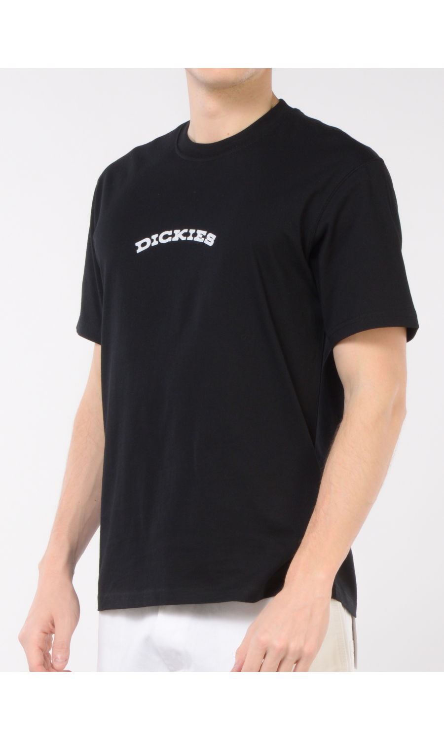 t Shirt da uomo Dickies girocollo maxi logo nera