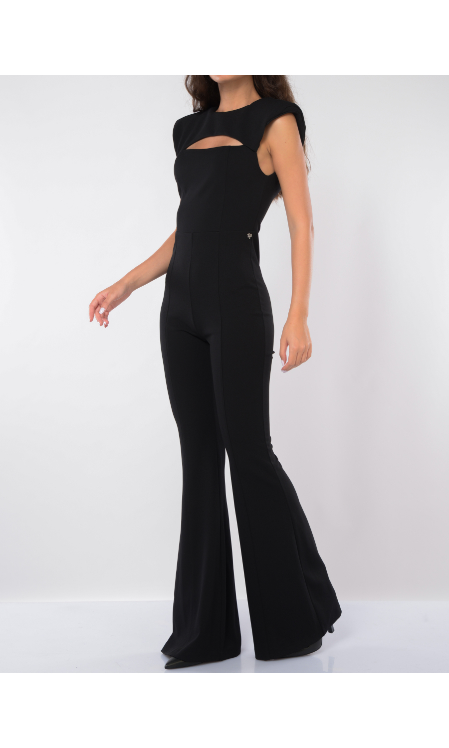 tuta Pantalone nera da donna Aniye By Ivy con spalle imbottite