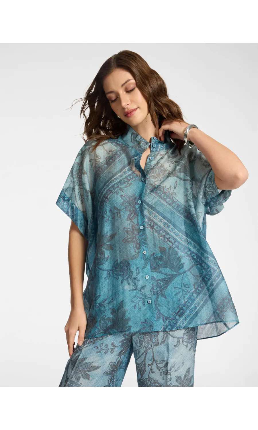 blusa Elena Mir&ograve; lyocell
