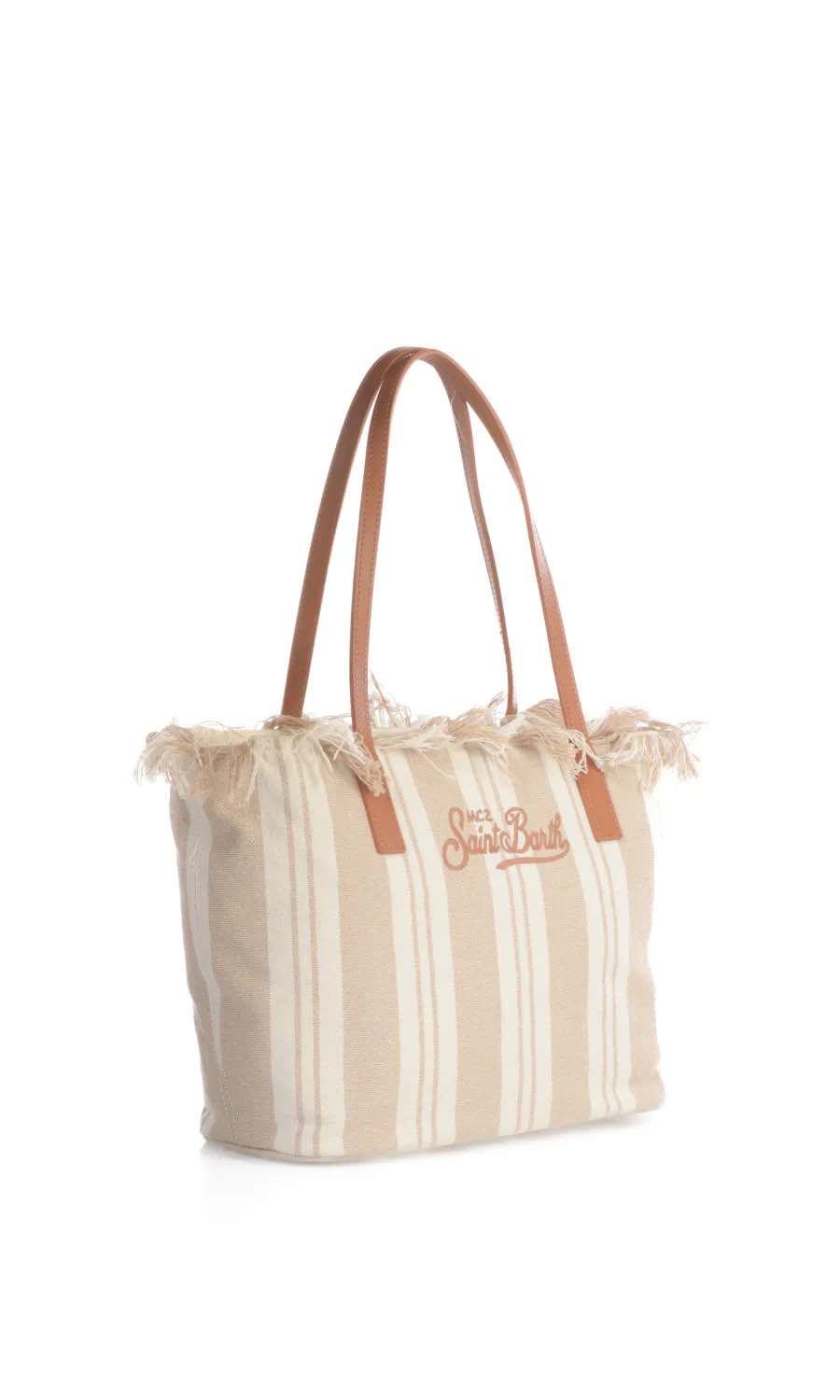 borsa donna Saint Barth medium a righe