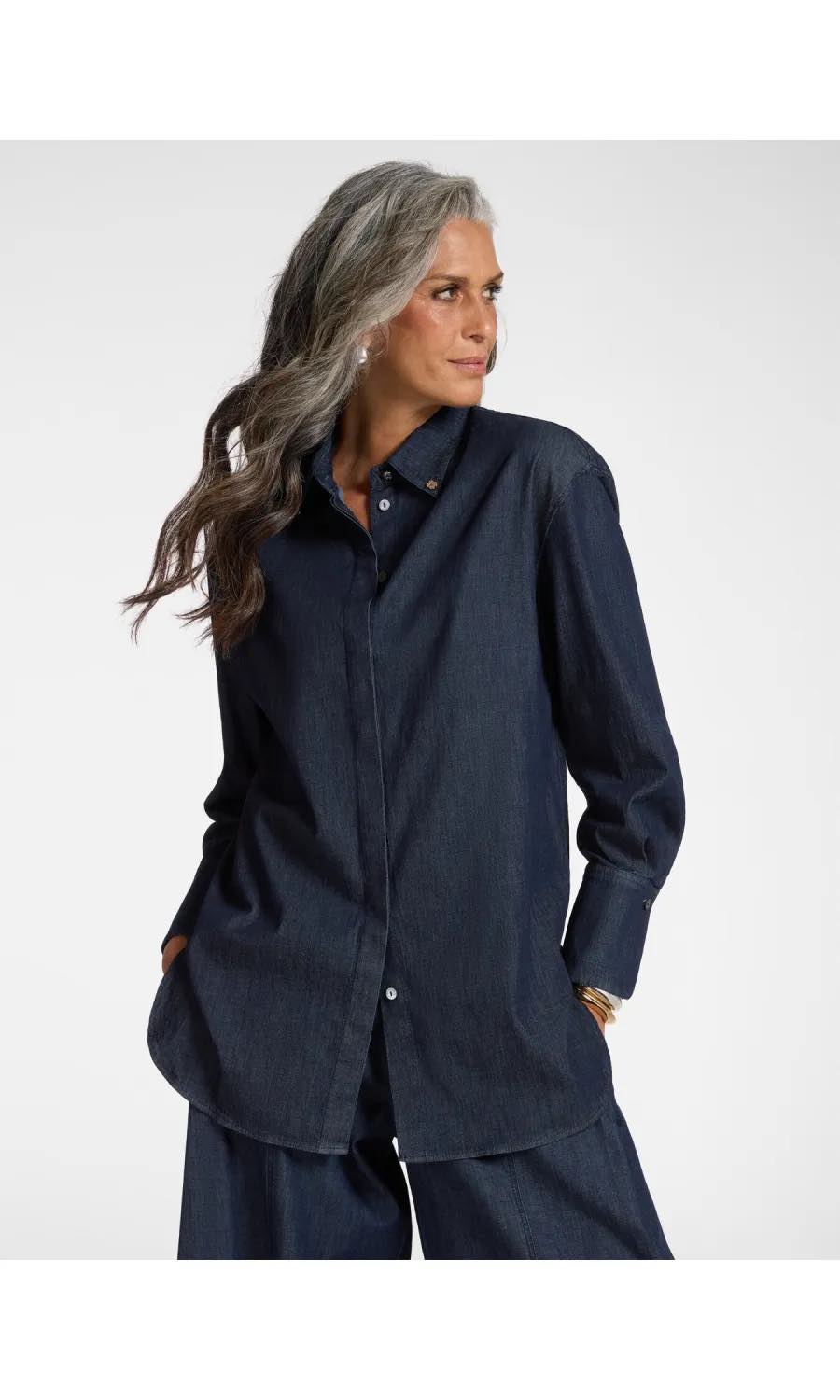 camicia denim Elena Mir&ograve;