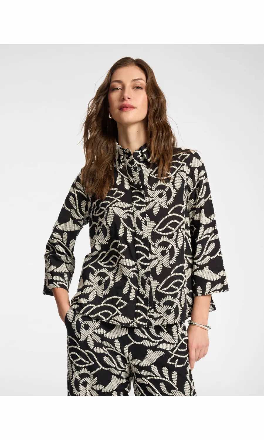 Camicia in cotone Elena Mir&ograve;